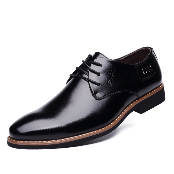 Ανδρικά  επίσημα παπούτσια από συνθετικό δέρμα - 4 μοντέλα