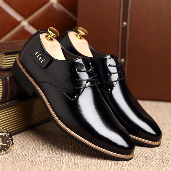 Ανδρικά  επίσημα παπούτσια από συνθετικό δέρμα - 4 μοντέλα