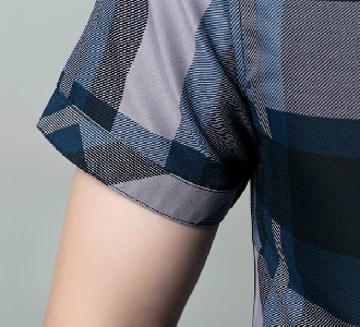 Мъжки слим ризи с къс ръкав - шарени и памучни в два модела