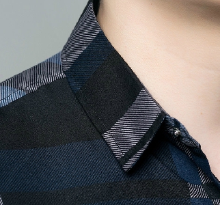 Мъжки слим ризи с къс ръкав - шарени и памучни в два модела