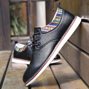 Пролетни мъжки бизнес ежедневни обувки британски стил 3 цвята