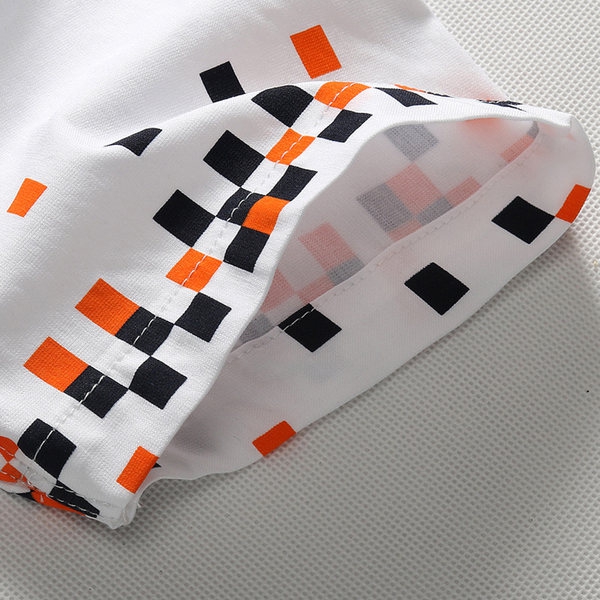 Κομψά πουκάμισα ανδρών - λευκό, ροζ και το ναυτικό με μικρό λουλούδι εκτυπώσεις