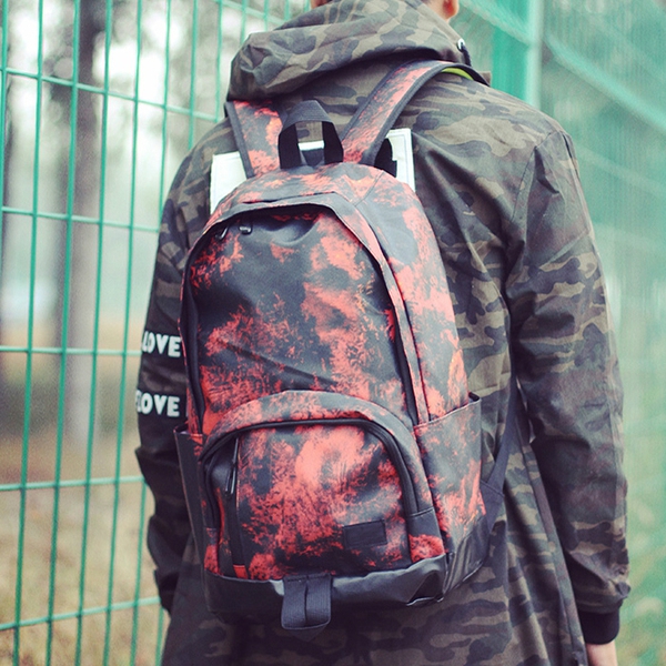 Αδιάβροχοι ανδρικά σακίδια σε πράσινο, κόκκινο και κίτρινο χρώμα - μέγεθος 46 * 30 * 16 εκ