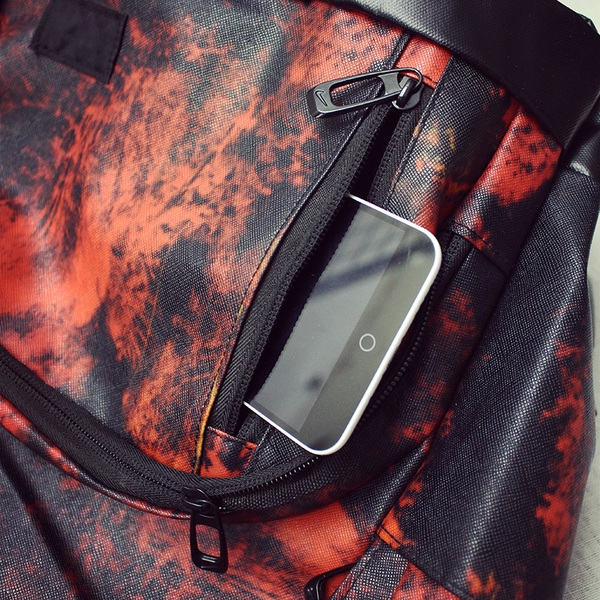 Αδιάβροχοι ανδρικά σακίδια σε πράσινο, κόκκινο και κίτρινο χρώμα - μέγεθος 46 * 30 * 16 εκ