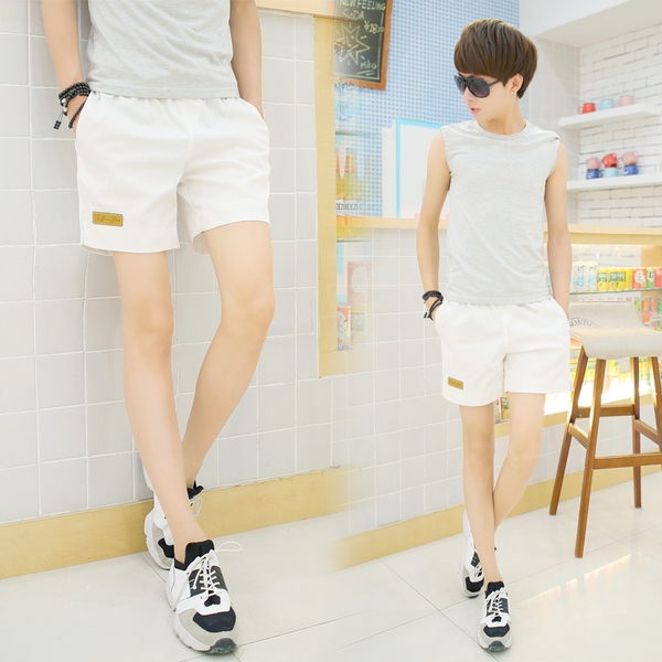 Σορτς των ανδρών κοντά βαμβακερά σε  μαύρο, γκρι, λευκό