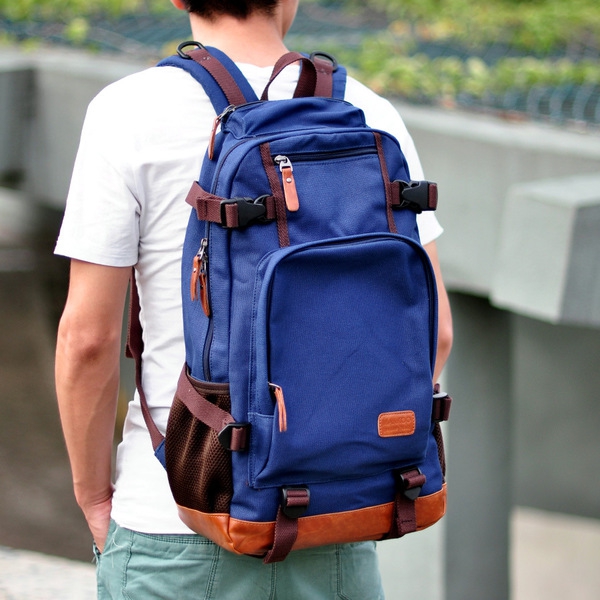 Σακίδια ανδρικά κατάλληλα για την καθημερινή ζωή και ταξίδια σε μπλε, μαύρο και καφέ χρώμα