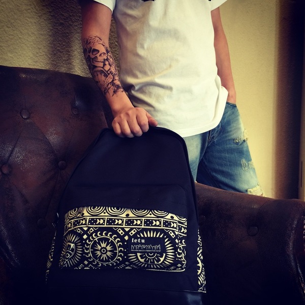 Αδιάβροχο σακίδιο ανδρικό σε μαύρο χρώμα κατάλληλο για ταξίδια και κολέγιο - 45 * 30 * 14cm