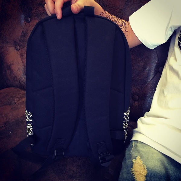 Αδιάβροχο σακίδιο ανδρικό σε μαύρο χρώμα κατάλληλο για ταξίδια και κολέγιο - 45 * 30 * 14cm