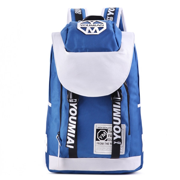 Μεγάλο άνετο σακίδιο για αθλητισμό, καθημερινή ζωή ή φορητό υπολογιστή - ένα μοντέλο σε μπλε, μαύρο, μοβ. κίτρινο, καφέ και κόκκ