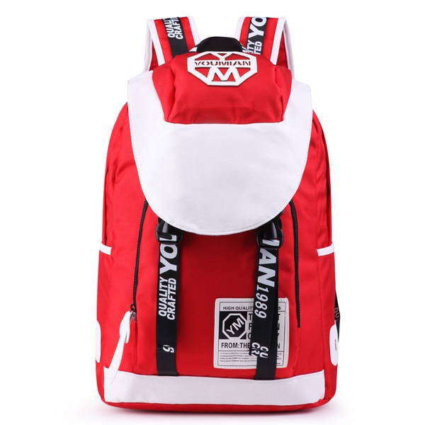 Μεγάλο άνετο σακίδιο για αθλητισμό, καθημερινή ζωή ή φορητό υπολογιστή - ένα μοντέλο σε μπλε, μαύρο, μοβ. κίτρινο, καφέ και κόκκ