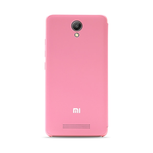 Кожен протектор тип флип за Xiaomi Redmi Note 2 Prime Edition в жълт,син,бял,розов и черен цвят