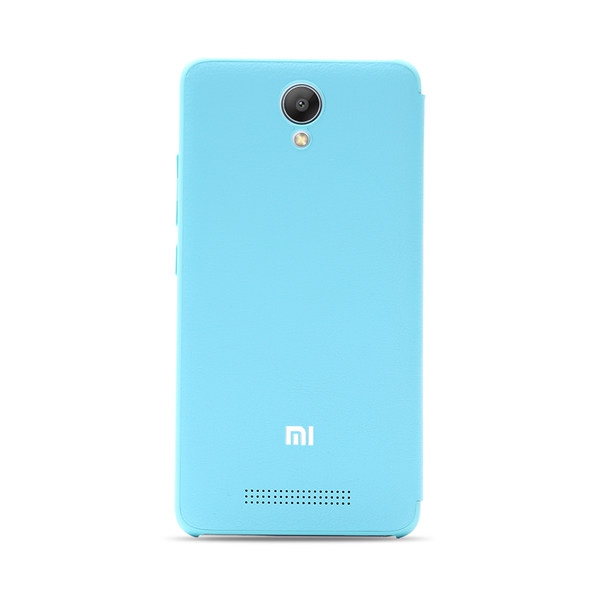 Кожен протектор тип флип за Xiaomi Redmi Note 2 Prime Edition в жълт,син,бял,розов и черен цвят