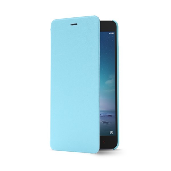 Кожен протектор тип флип за Xiaomi Redmi Note 2 Prime Edition в жълт,син,бял,розов и черен цвят