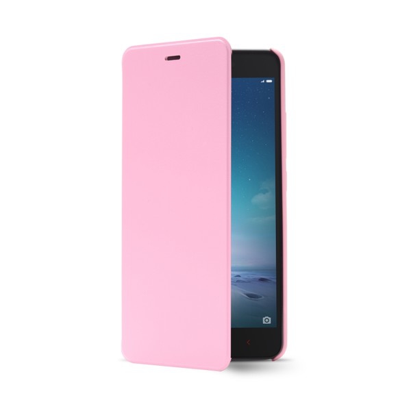 Кожен протектор тип флип за Xiaomi Redmi Note 2 Prime Edition в жълт,син,бял,розов и черен цвят