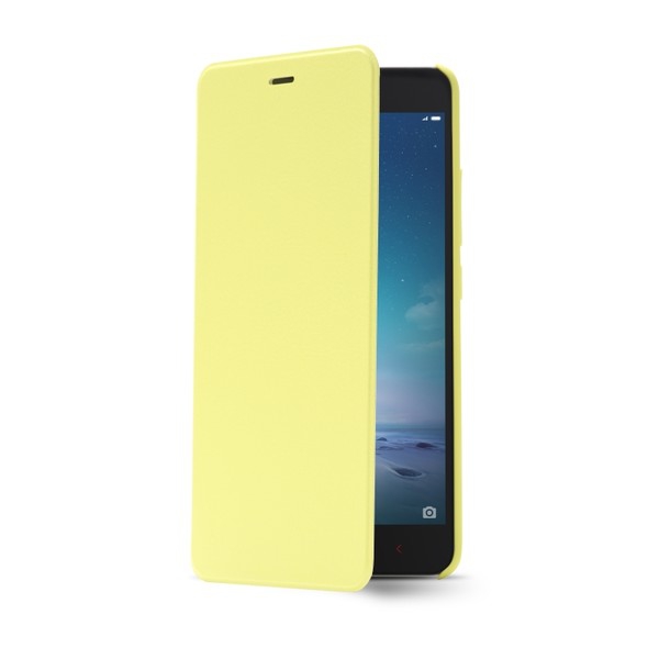 Кожен протектор тип флип за Xiaomi Redmi Note 2 Prime Edition в жълт,син,бял,розов и черен цвят