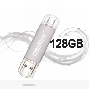 USB флашки  OTG  с два порта за комютър и телефони 128 GB