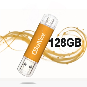 USB флашки  OTG  с два порта за комютър и телефони 128 GB