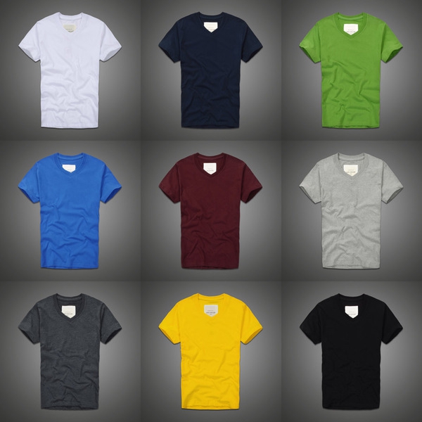 Ανδρικό αθλητικό βαμβακερό  μπλουζάκι σεκίτρινο, γκρι, πράσινο, λευκό, μπλε, πράσινο  χρώμα