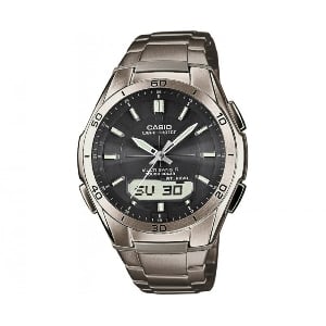 Αντρικό ρολόι     CASIO  WAVECEPTOR TITANIUM ALARM CHRONOGRAPH