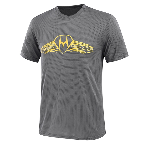 Ανδρικά  αθλητικά T-shirts με κοντό μανίκι  σε μαύρο, γκρι, λευκό, πράσινο χρώμα