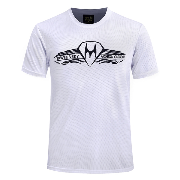 Ανδρικά  αθλητικά T-shirts με κοντό μανίκι  σε μαύρο, γκρι, λευκό, πράσινο χρώμα