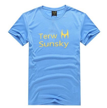 Ανδρικά αθλητικά κοντομάνικα T-shirts αναπνεύσιμα  σε πράσινο, πορτοκαλί, λευκ΄ο, μπλε, μαύρο χρώμα από  πολυεστέρα