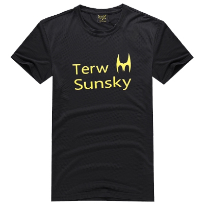 Ανδρικά αθλητικά κοντομάνικα T-shirts αναπνεύσιμα  σε πράσινο, πορτοκαλί, λευκ΄ο, μπλε, μαύρο χρώμα από  πολυεστέρα