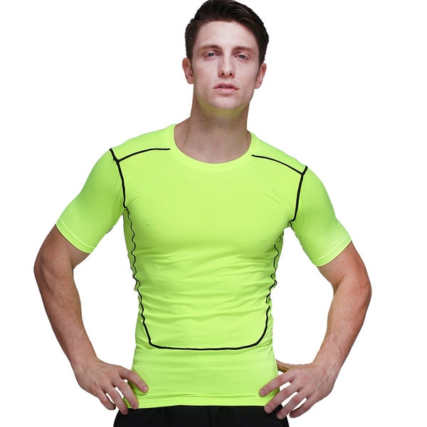 Ανδρικά αθλητικά μπλουζάκια σε μπλε, πράσινο, γκρι, πορτοκαλί και μαύρο χρώμα - 23 μοντέλα