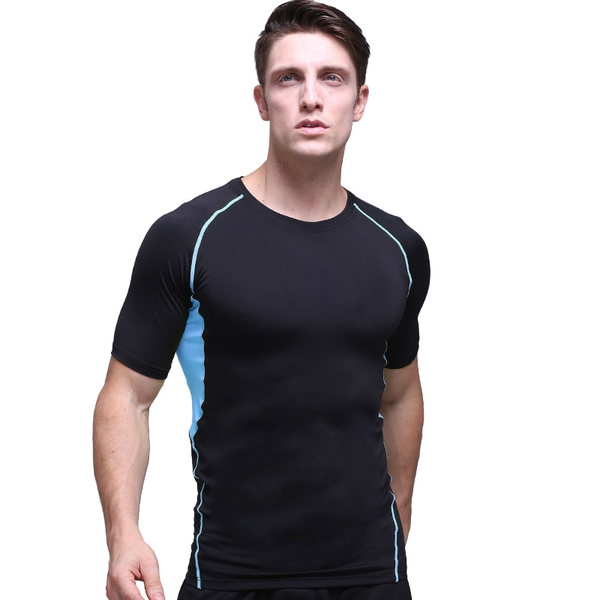 Ανδρικά αθλητικά μπλουζάκια σε μπλε, πράσινο, γκρι, πορτοκαλί και μαύρο χρώμα - 23 μοντέλα