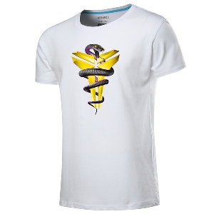 Ανδρικά καλοκαιρινα  t-shirts για μπάσκετ  με κοντά μανίκια και άσπρη εκτύπωση σε μαύρο, γκρι, μπλε, κόκκινο και κίτρινο χρώμα