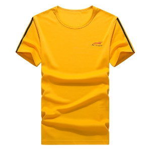 Ανδρικά αθλητικά μπλουζάκια κοντομάνικα για τζόκινγκ και προπόνηση σε ροζ, μπλε, μαύρο χρώμα