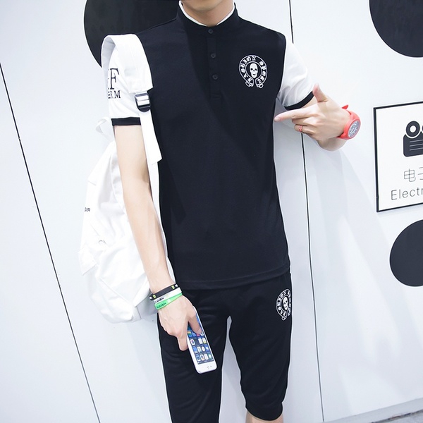 Ανδρικά αθλητικά σερ με κκοντό μανίκι - 8 μοντέλα