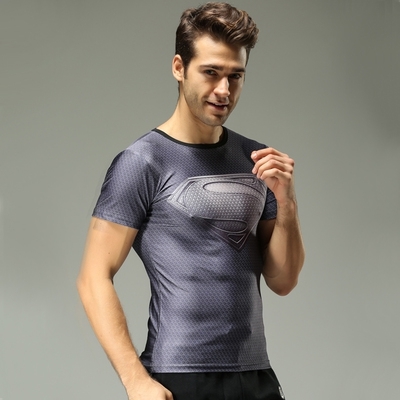 Мъжки спортни тениски на капитан Америка,Супермен и Спайдърмен 