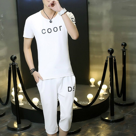 Αθλητικά καλοκαιρινά σετ -  μπλουζάκια  κοντομάνικα και σόρς - βαμβακερά