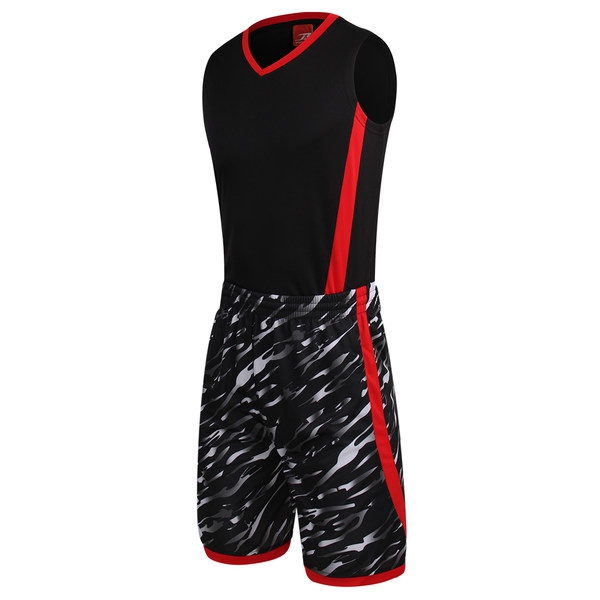 Мъжки баскетболен спортен летен екип от потник и къси панталони: жълт, син, черен, бял, червен