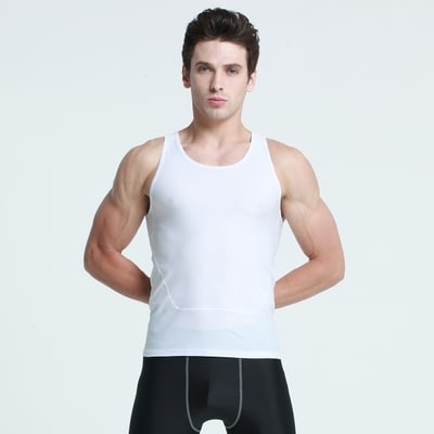 Еластични мъжки спортни потници в сив,син,бял,черен,лилав,червен и оранжев цвят 