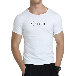Ανδρικά αθλητικά  T-shirt με κοντό μανίκι σε μαύρο, λευκό και γκρι χρώμα