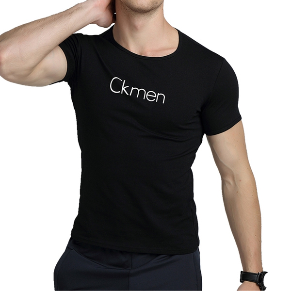 Ανδρικά αθλητικά  T-shirt με κοντό μανίκι σε μαύρο, λευκό και γκρι χρώμα