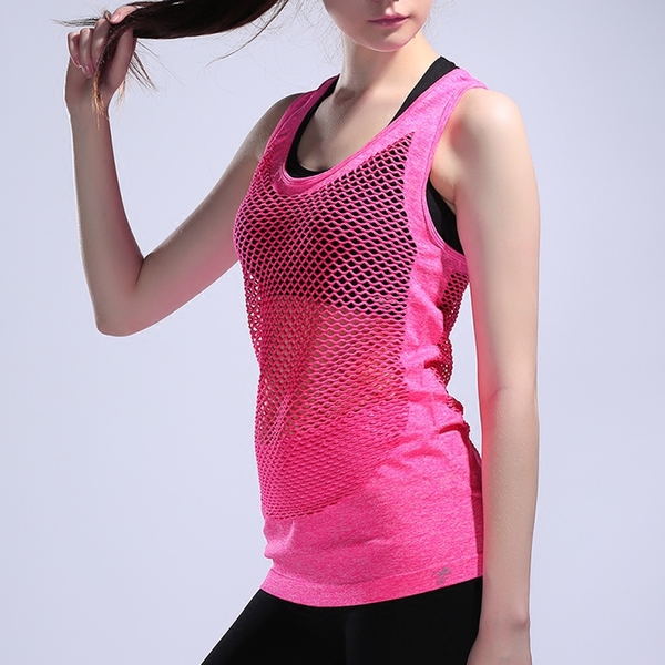 Γυναικεία καλοκαιρινά αμάνικα  αναπνεύσιμά σεκίτρινο, πράσινο, μπλε, μωβ, μαύρο χρώμα  για γυμναστήριο και γιόγκα