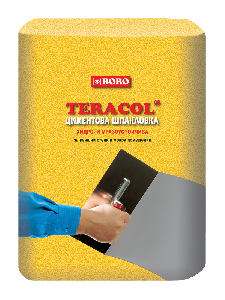 Циментова шпакловка сива Теракол 5 кг.
