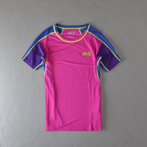 Γυναικείες αθλητικές μπλούζες με κοντό μανίκι  σε πράσινο, μπλε, ροζ χρώμα