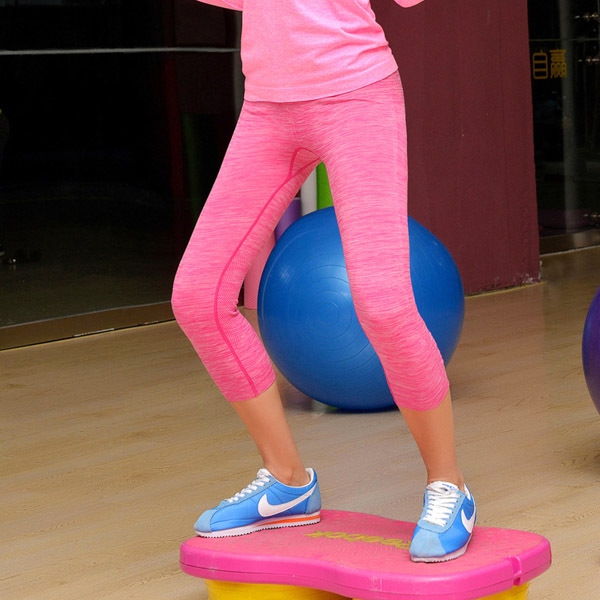 Дамски спортни фитнес еластични панталони розови, сини, зелени, сиви