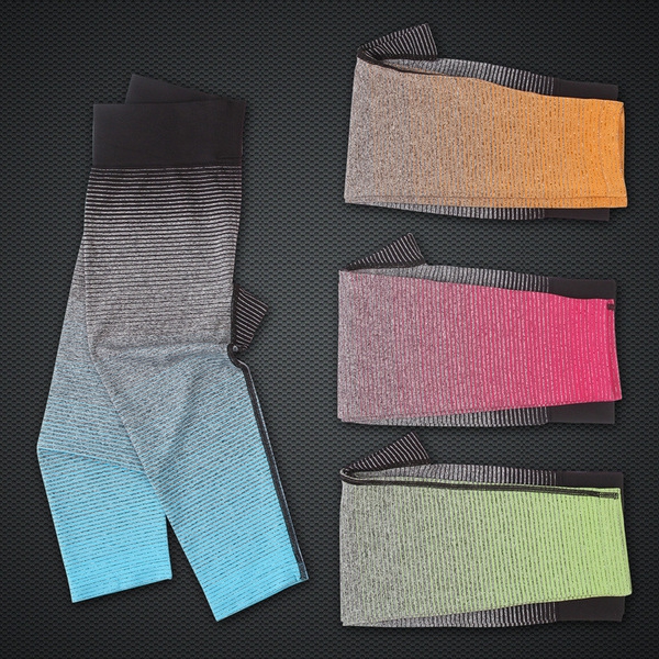 Γυναικεία αθλητικά ελαστικά παντελόνια σε  ροζ, μπλε, πράσινο και γκρι χρώμα