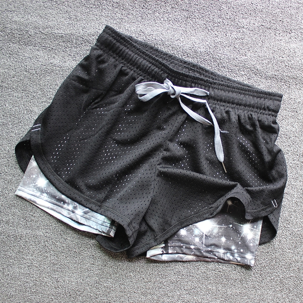 Дамски спортни къси шорти дишащи червени, черни, сини, розови и други топ модели за спорт, фитнес, танци и йога