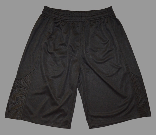 Άνετα σορτς ανδρικά αθλητικά σε μαύρο χρώμα κατάλληλα για μπάσκετ
