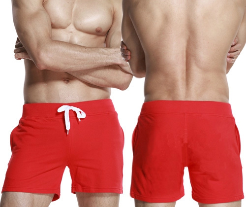 Αθλητικά ανδρικά σορτς  σε γκρι, κόκκινο, μαύρο και μπλε χρώμα - 5 μοντέλα