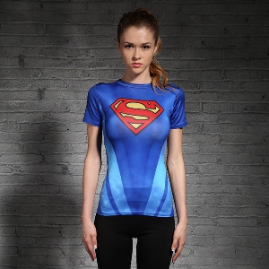 Αθλητικά γυναικεία μπλουζάκια σούπερ ηρώων σε - 13 μοντέλα