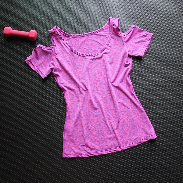 Γυναικείες μπλούζες  με κοντό  μανίκι κατάλληλες για διάφορα είδη αθλημάτων: γιόγκα, γυμναστήριο, τζόκινγκ