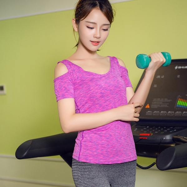 Γυναικείες μπλούζες  με κοντό  μανίκι κατάλληλες για διάφορα είδη αθλημάτων: γιόγκα, γυμναστήριο, τζόκινγκ