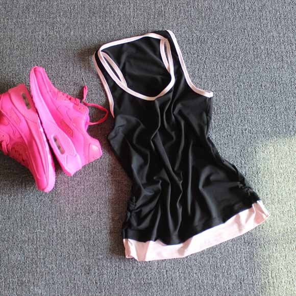 Ελαστικά αθλητικά γυναικεία φανελάκια 2 μοντέλα